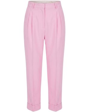 Georgette Peony Tailored Trousers - Pink