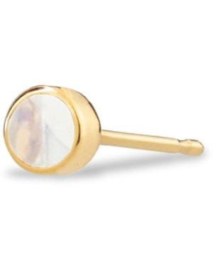 Maya Brenner Birthstone Stud - Metallic