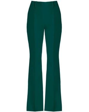 Angelika Jozefczyk High-Rise Flared Trousers Palermo Emerald - Green