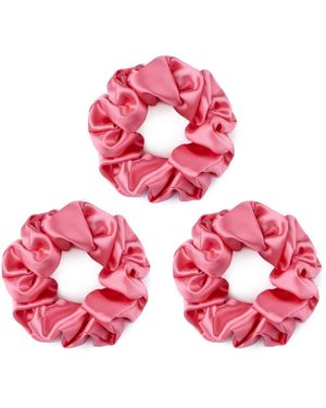 Silk Works Watermelon Scrunchie Set - Pink