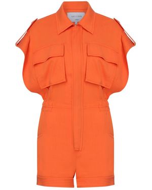 NAZLI CEREN Aleiada Jumpsuit - Orange