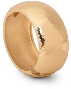Saachi Hammered Metal Bracelet - Natural