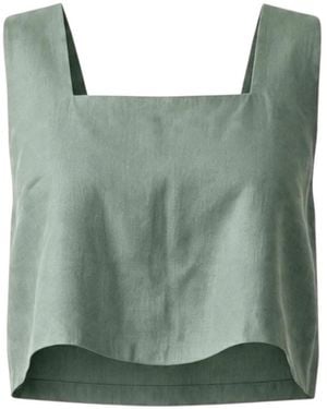 Kipépéo Mia Cropped Top - Green