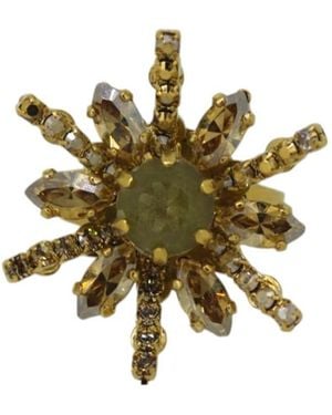 Vickisarge Champagne Burst Ring - Metallic
