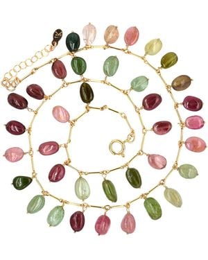Lori Kaplan Design Multi-Tourmaline Smooth Gem Choker - Multicolor