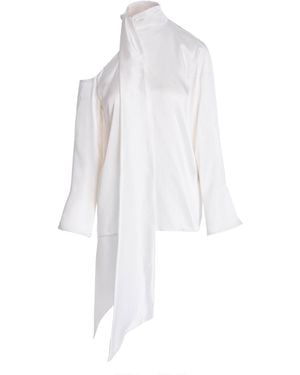 Eternoir Aura Silk Blouse - White