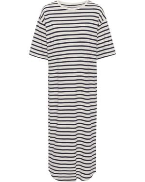 GROBUND Neutrals Nora T-Shirt Dress - White