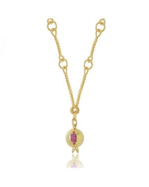 Ece London The Pomona Necklace - Metallic