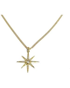 Rachel Nathan Pavé Spur Necklace - Metallic