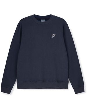 Sea_Washed Classic Statement Jumper, Midnight - Blue