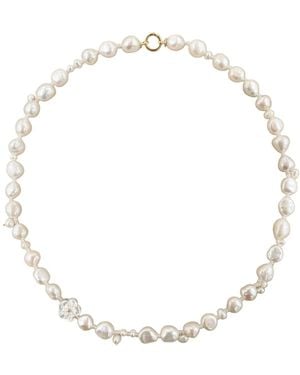 Agora Jewellery Cleito Matmazel Necklace - Metallic