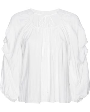 LAHIVE Romance Cotton Top - White