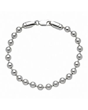 Belinda Jewelz Metal Beaded Ball Link Bracelet - Metallic