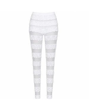 Harmonia Ny Seraph Harmonia X Kikiriki Lace Leggings - White