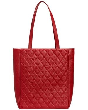 Laura Olaru Gianna Quilted Leather Bag - Red