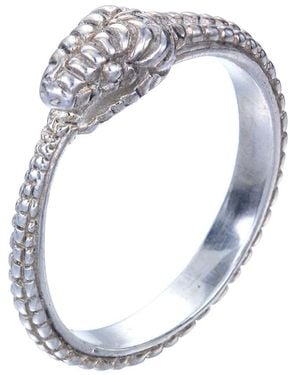 Zoe & Morgan Eternity Snake Ring - Metallic