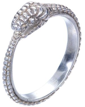 Zoe & Morgan Eternity Snake Ring - Metallic
