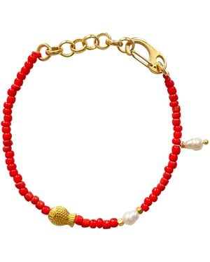 Smilla Brav Fish Bracelet - Red