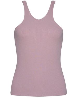 STATE OF GEORGIA The Lounger Rib Singlet Dusty - Purple