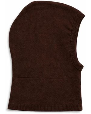 Fiora Muse Cashmere Balaclava Hood - Brown