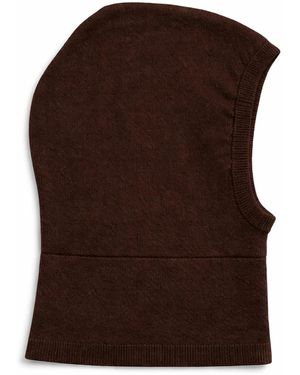 Fiora Muse Cashmere Balaclava Hood - Brown