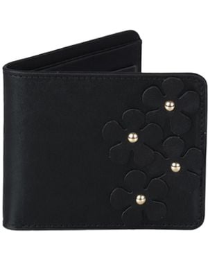 F3Rog by Rana Flower Wallet - Black