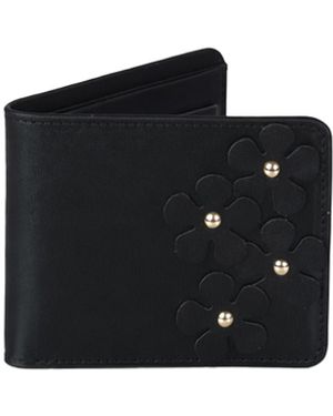 F3Rog by Rana Flower Wallet - Black