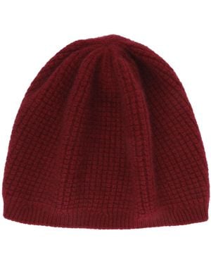 Pink Maharani Knitted Winter Beanie – Burgundy - Red