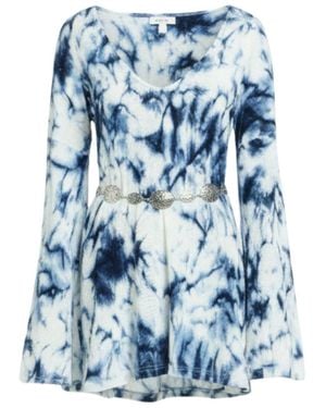 Sâb Studio Elowyn Mini Dress With Belt - Blue