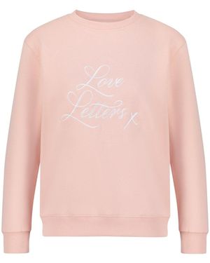 Love Letters X I Love Sweatshirt - Pink