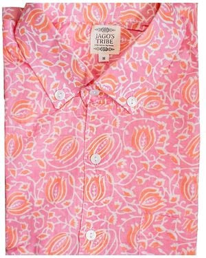 Jago's Tribe Sunset Bloom Shirt - Pink