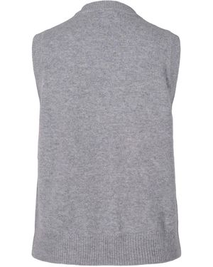 tirillm Agnes Cashmere Vest, Melange - Gray