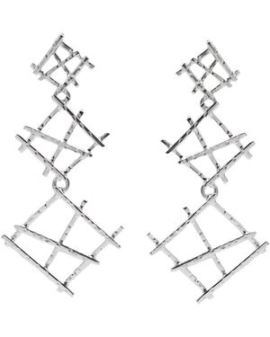 Karizia Mx Chopstick Earrings - Metallic