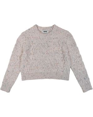 Gigi Knitwear Neutrals Bubble Jumper - Grey