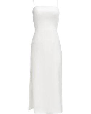 Nomi Fame Amara Midi Dress With Adjustable Straps - White