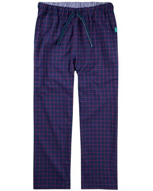 Lounge Loungewear Trousers-Pants Atlantic Puffin Design Long Length - Blue
