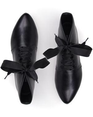 Mandragora Design Molly Leather Ankle Boots - Blue