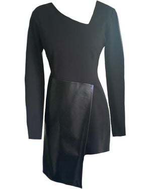 Mirimalist Sweatshirt Mini Dress - Blue