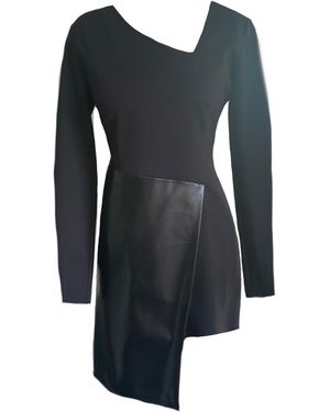 Mirimalist Sweatshirt Mini Dress - Blue