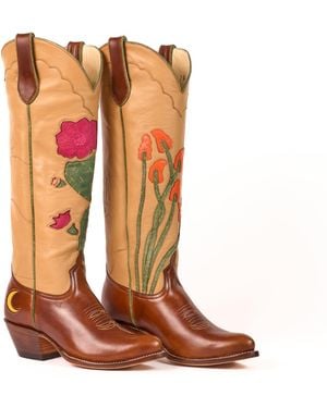 Fraulein Boot Company Cactus Cowboy Boot - Brown