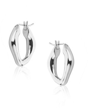 Arctic Fox & Co. Signature Hoop Earring - Metallic