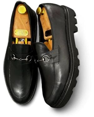 Jpo Koch House Horsebit Platform Loafers - Black
