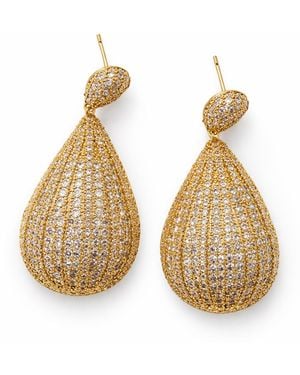 Freak Vault Lumière Teardrop Earrings - Metallic