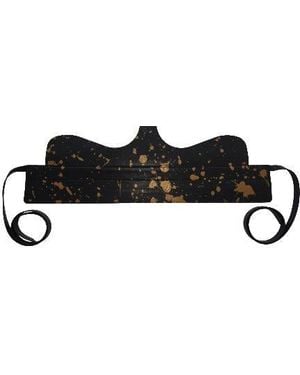 Circular Path X Amanda Murray Reversible Cut Out Corset Belt – -Bronze - Black