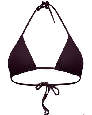 Mihara Yara Triangle Bikini Top - Purple
