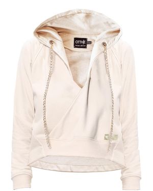 Otthie Neutrals Cosy Sweatshirt With Chain - Natural