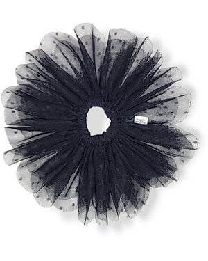 Kathy C Vang Blossom Scrunchie - Blue