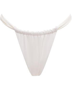 Donnaswim Neutrals Bali Ruched Bottom Vanilla - White