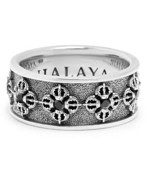 Nialaya Sterling Dorje Ring - White