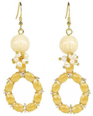 Addicted Iride Dangle Earrings Colour - Metallic